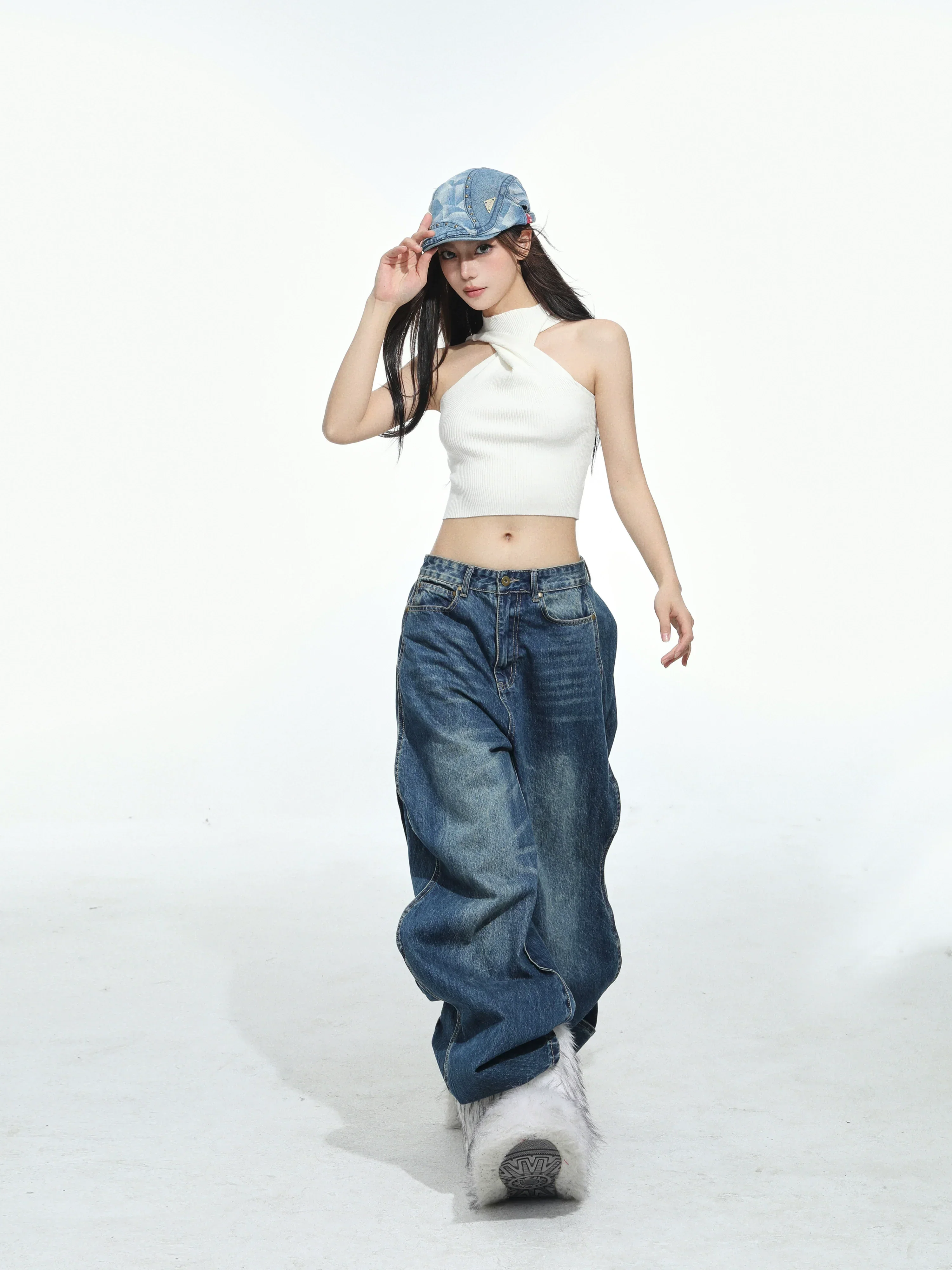 Cross Neck Crop Top - Image 9