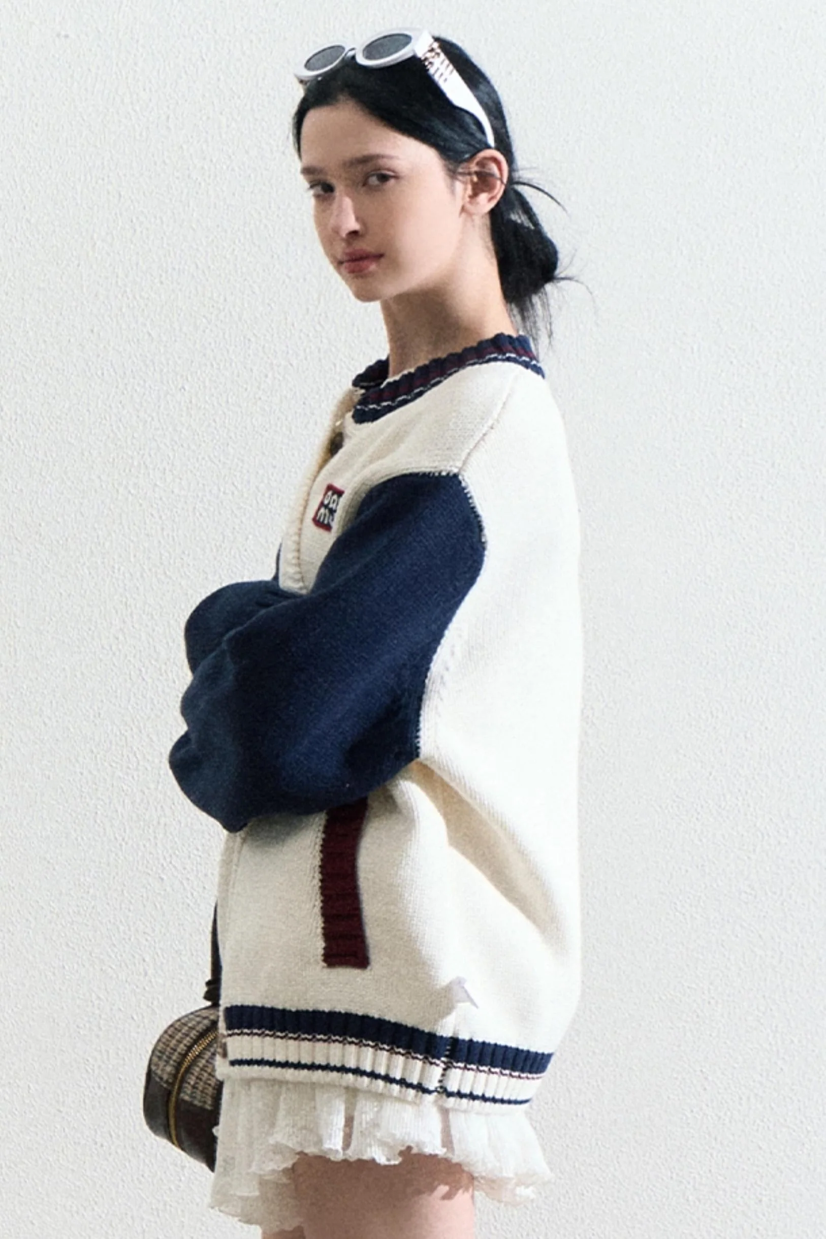 Varsity-Style Cardigan Jacket - Image 14
