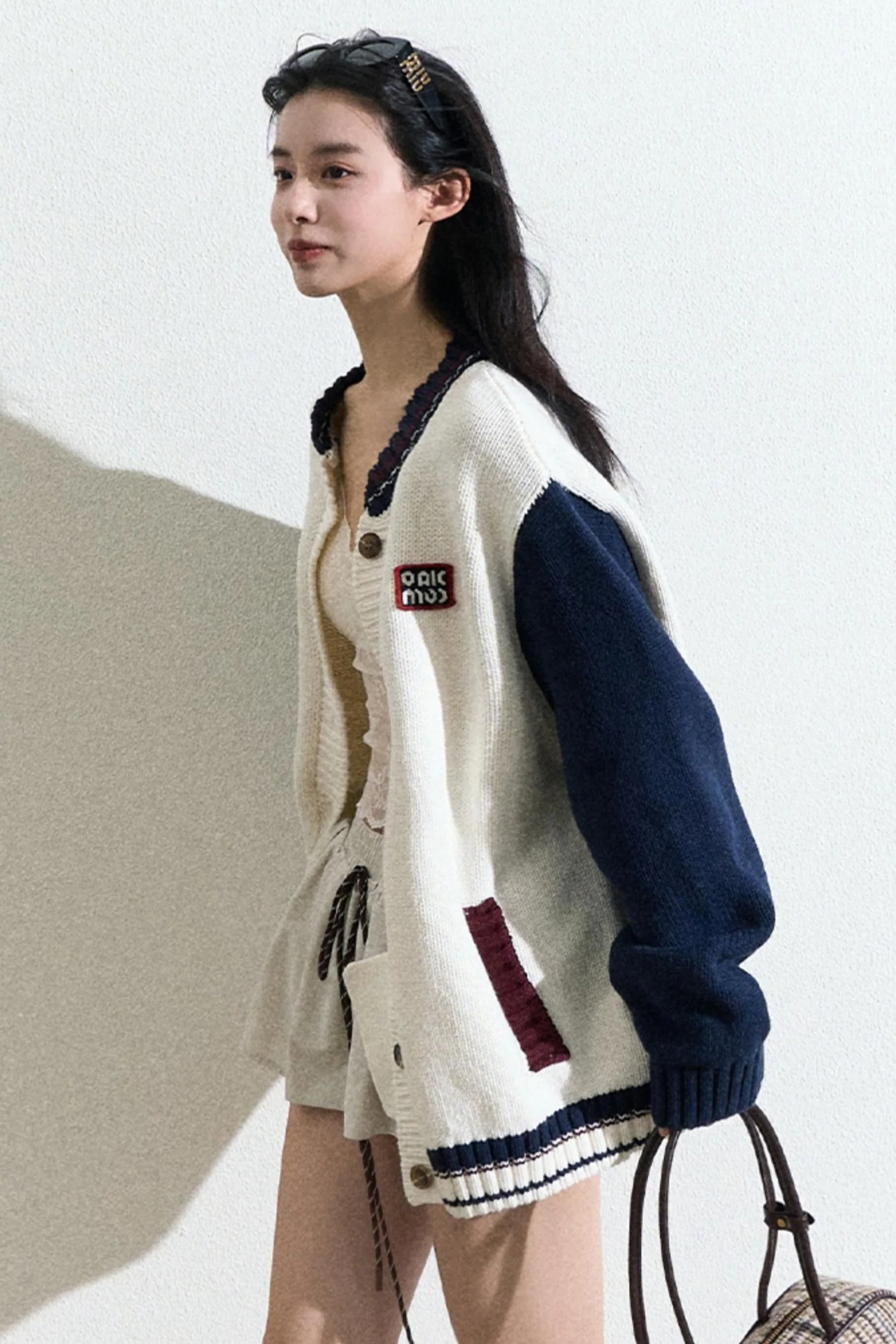 Varsity-Style Cardigan Jacket - Image 15