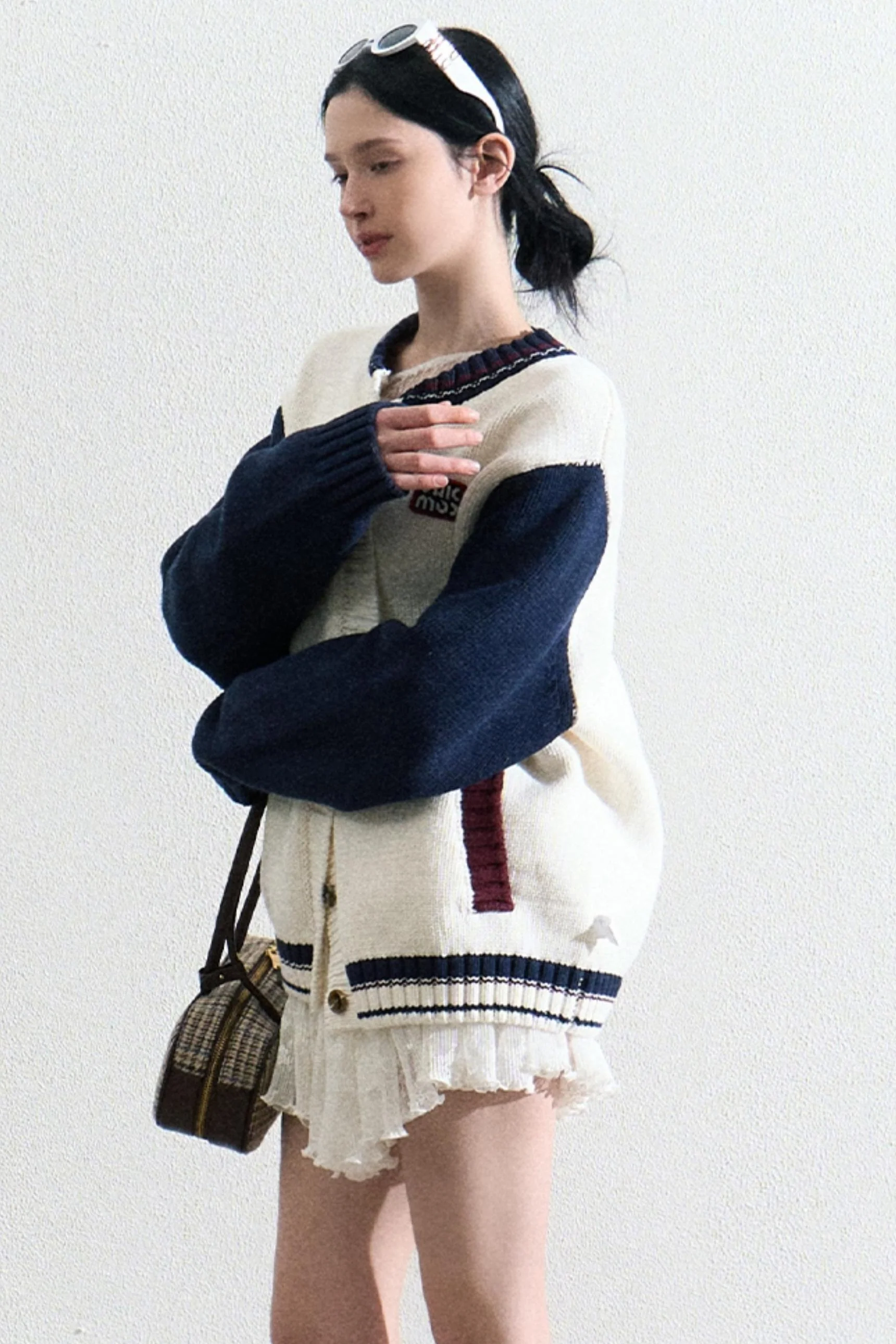Varsity-Style Cardigan Jacket - Image 16