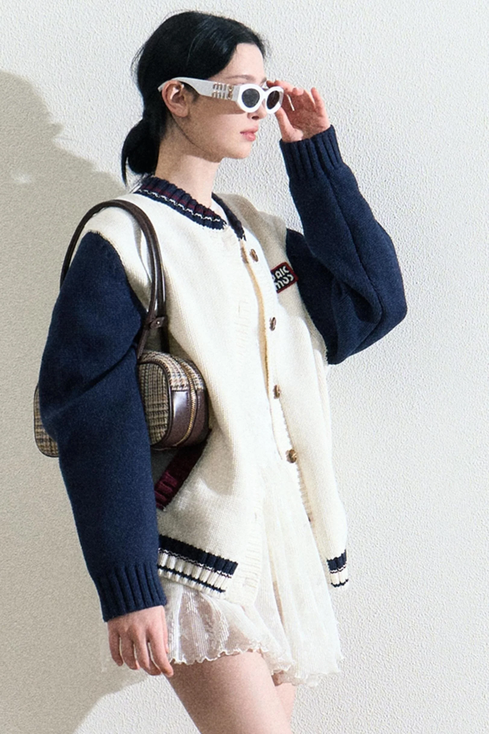 Varsity-Style Cardigan Jacket - Image 17