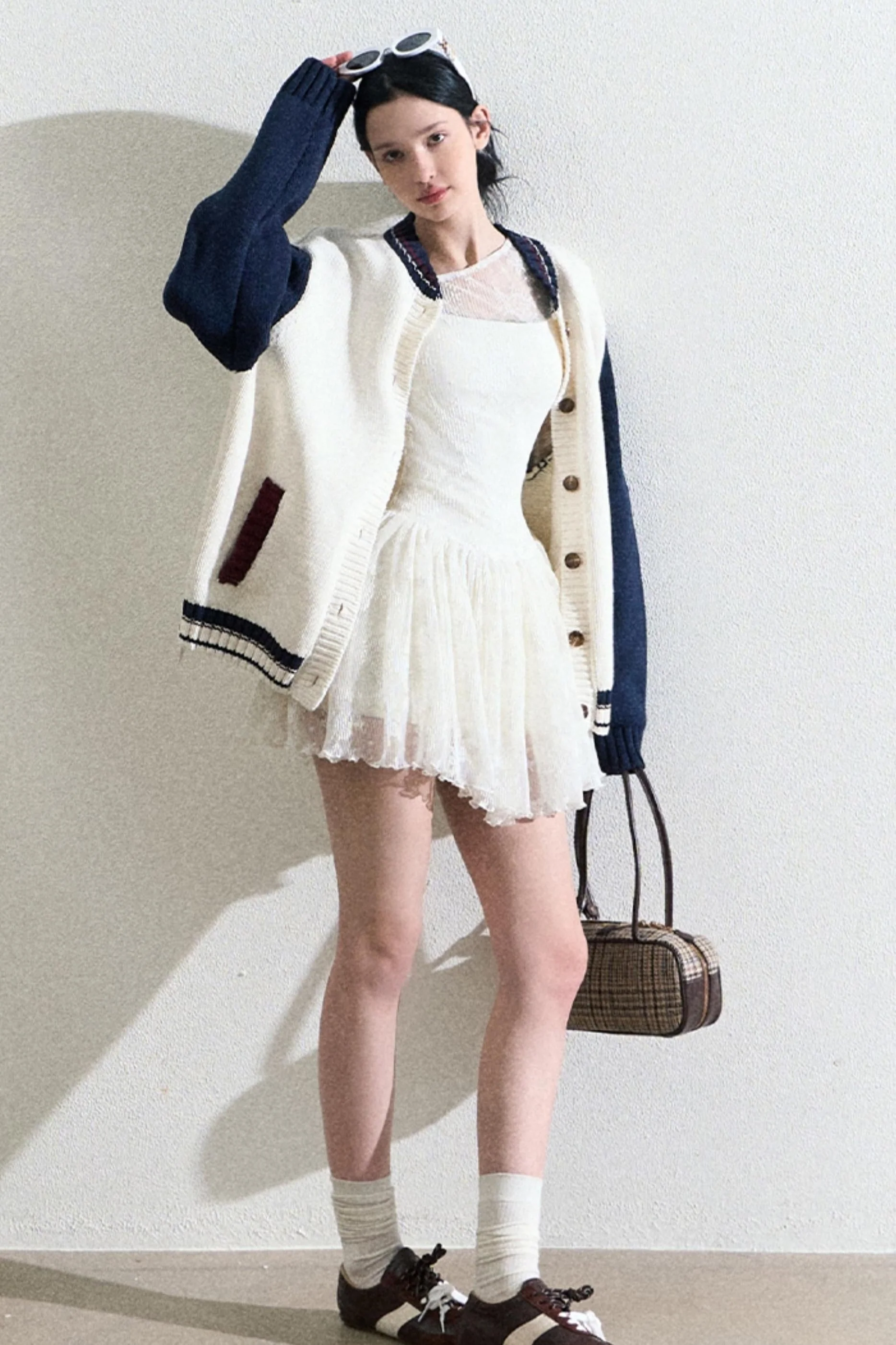 Varsity-Style Cardigan Jacket - Image 6