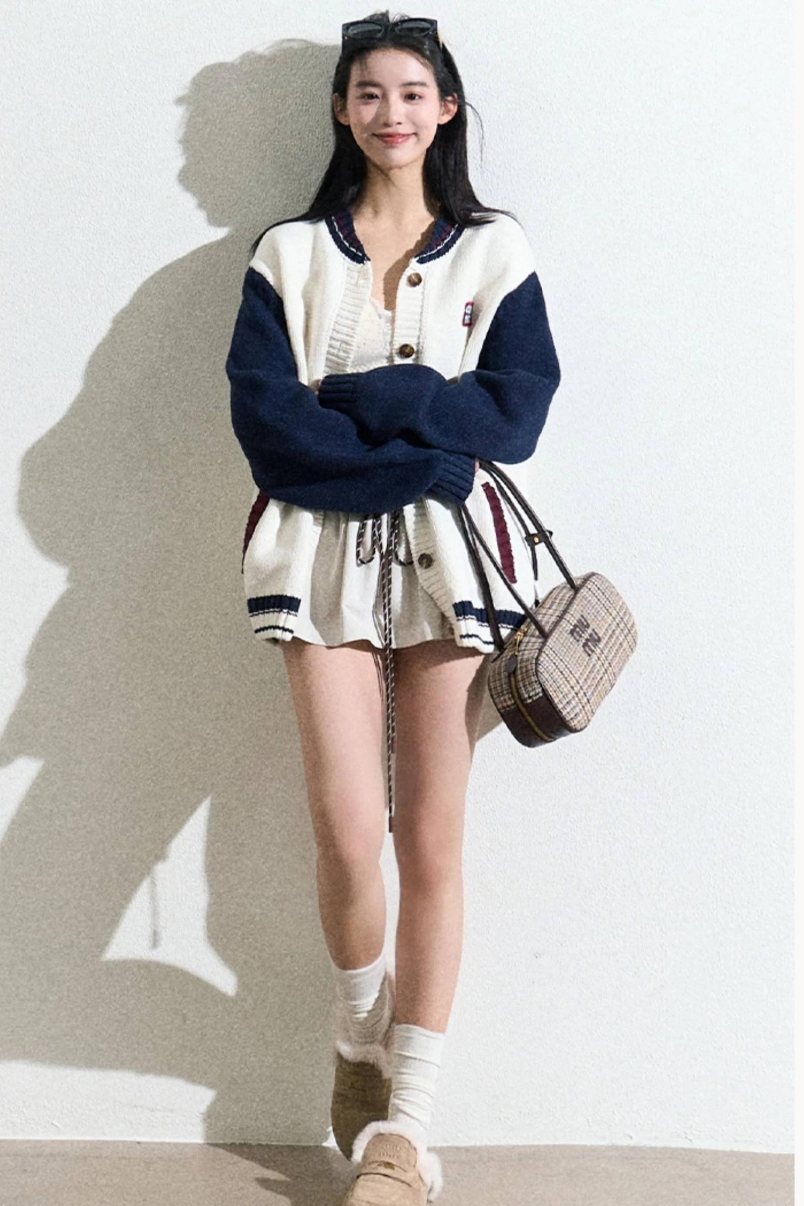 Varsity-Style Cardigan Jacket - Image 8