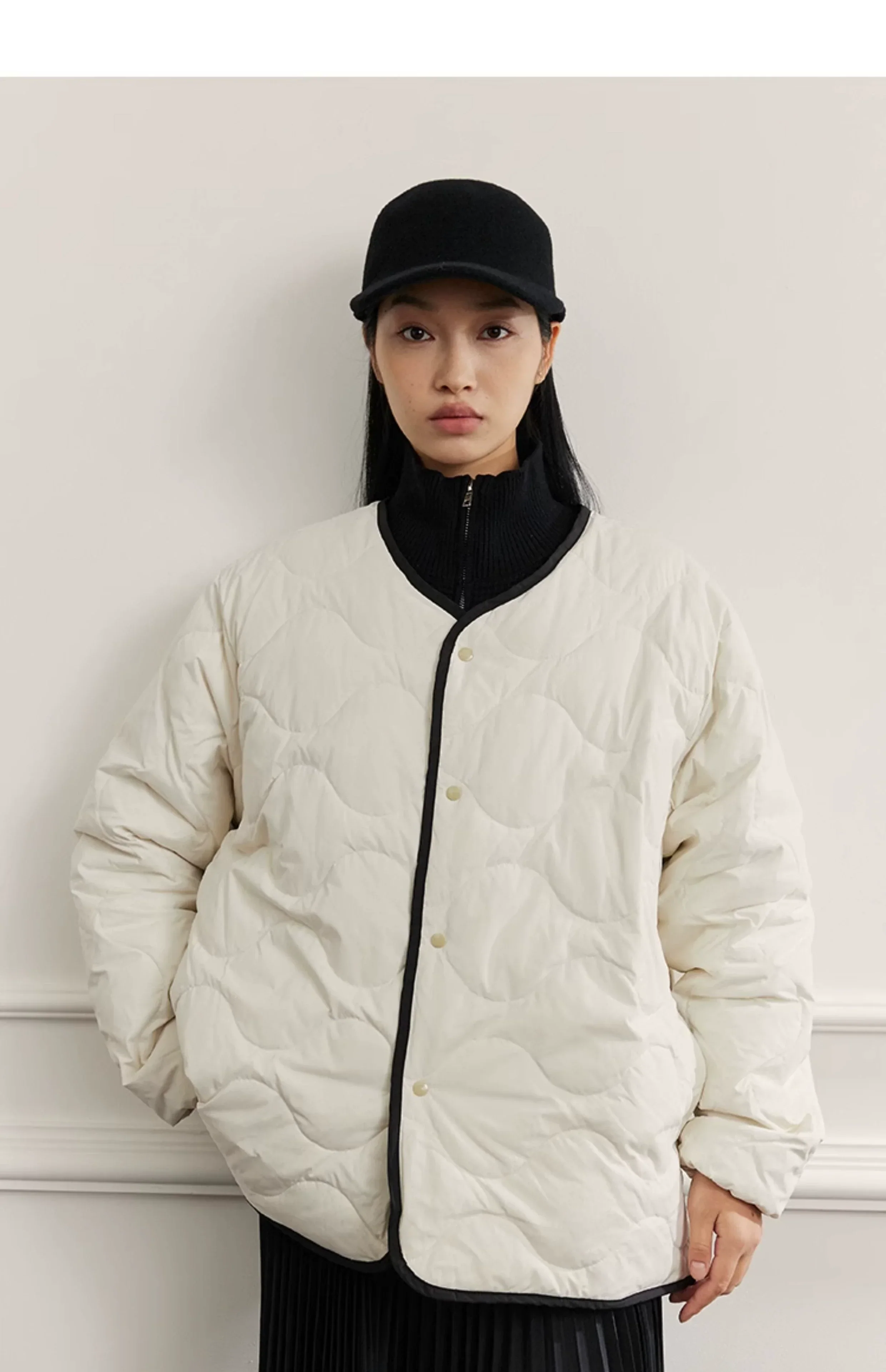 Short Double-Sided Down Jacket - Image 12