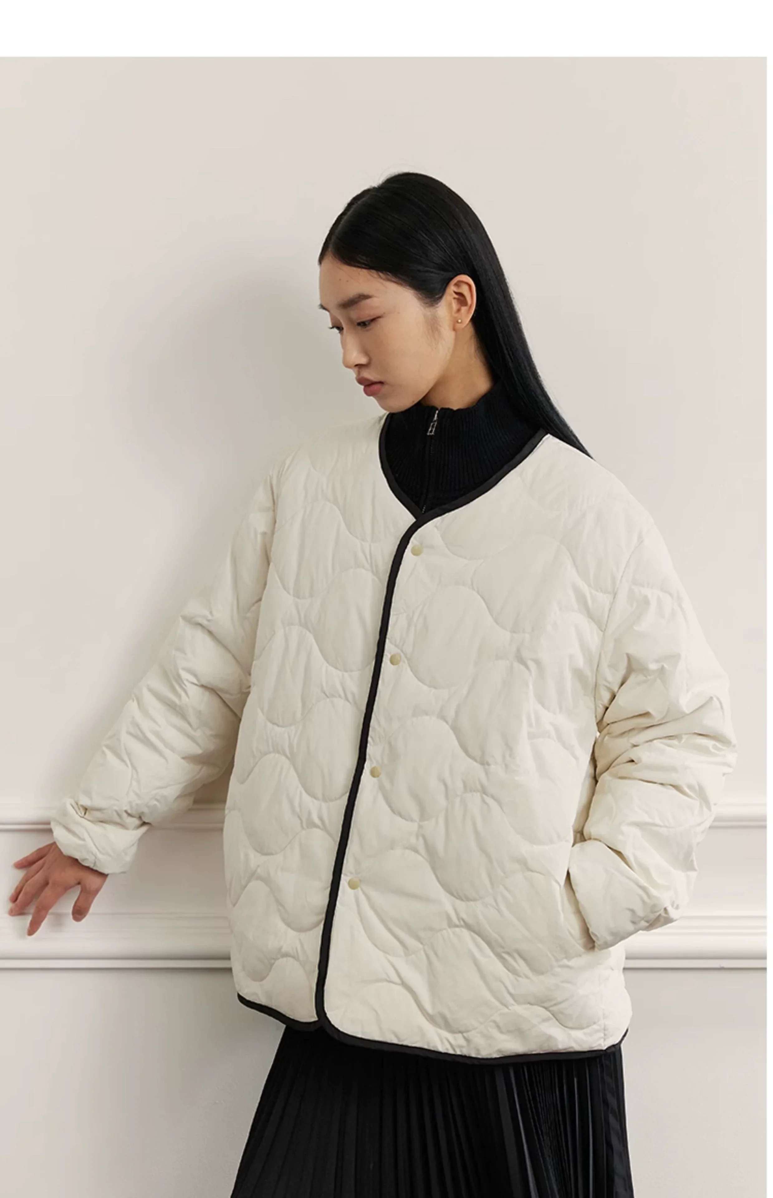 Short Double-Sided Down Jacket - Image 17