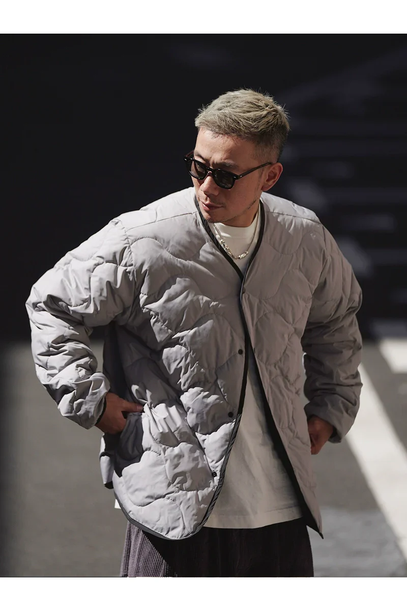 Short Double-Sided Down Jacket - Image 6