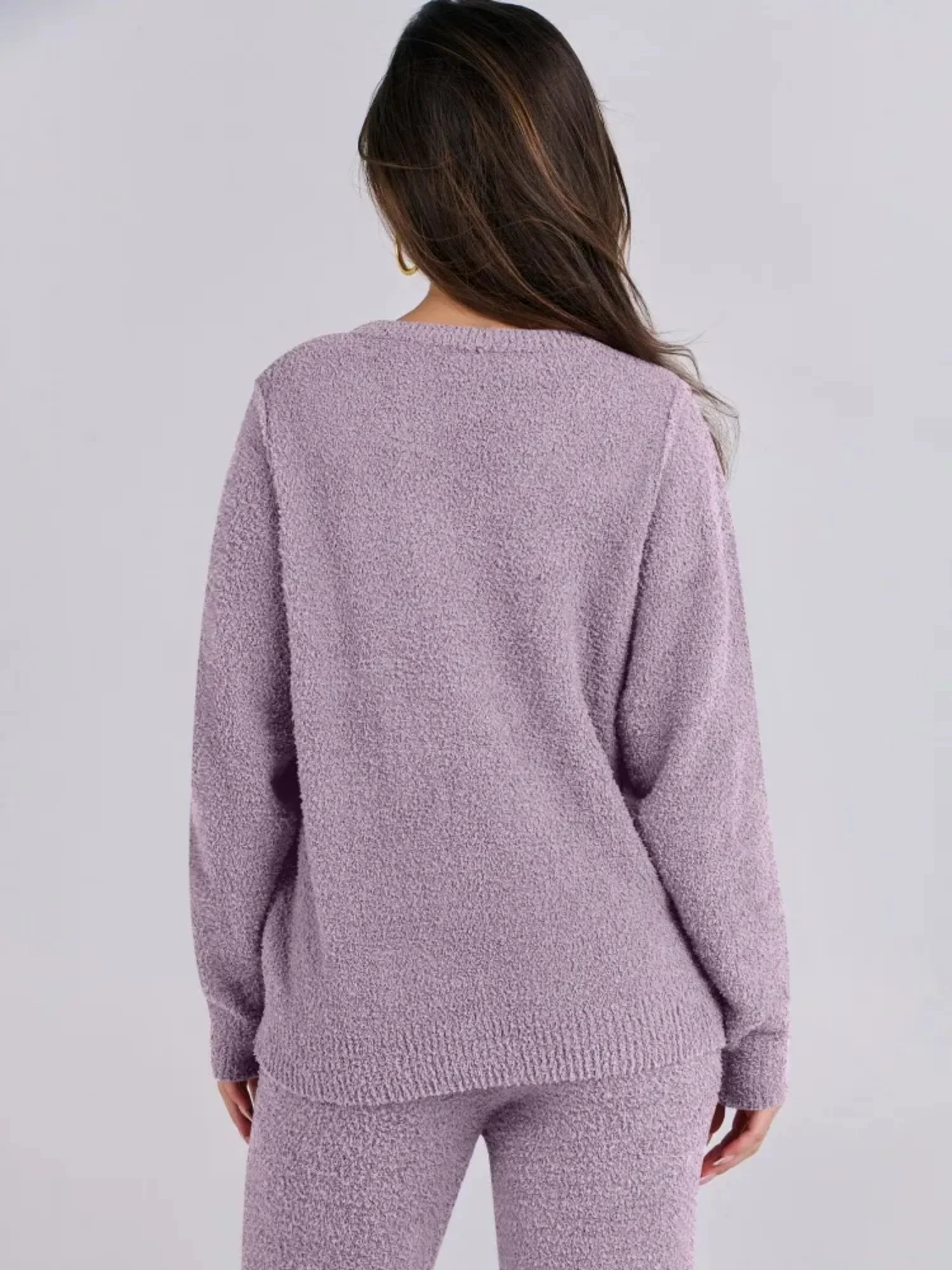 Cozy Knit Sweater And Pants Set - Image 13