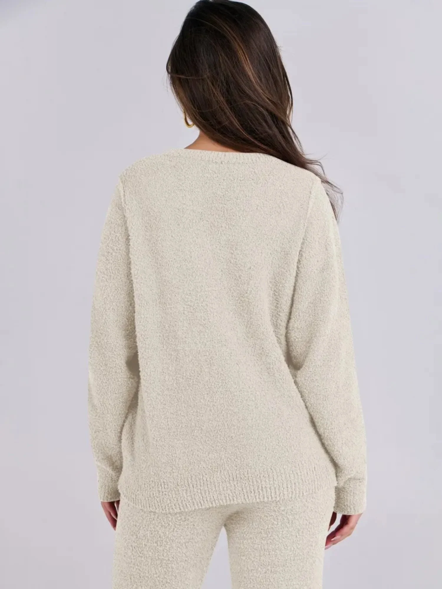 Cozy Knit Sweater And Pants Set - Image 21