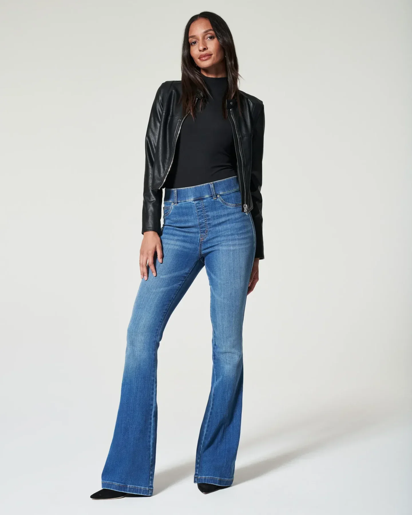 Women's Stretch Flare Jeans - Image 15