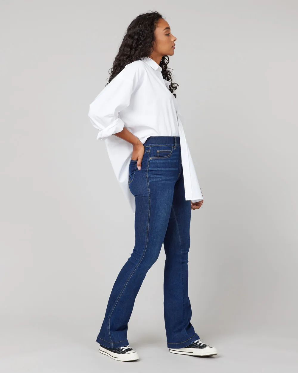 Women's Stretch Flare Jeans - Image 16