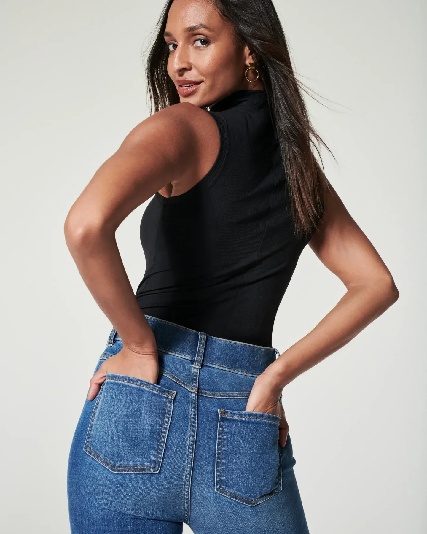 Women's Stretch Flare Jeans - Image 3