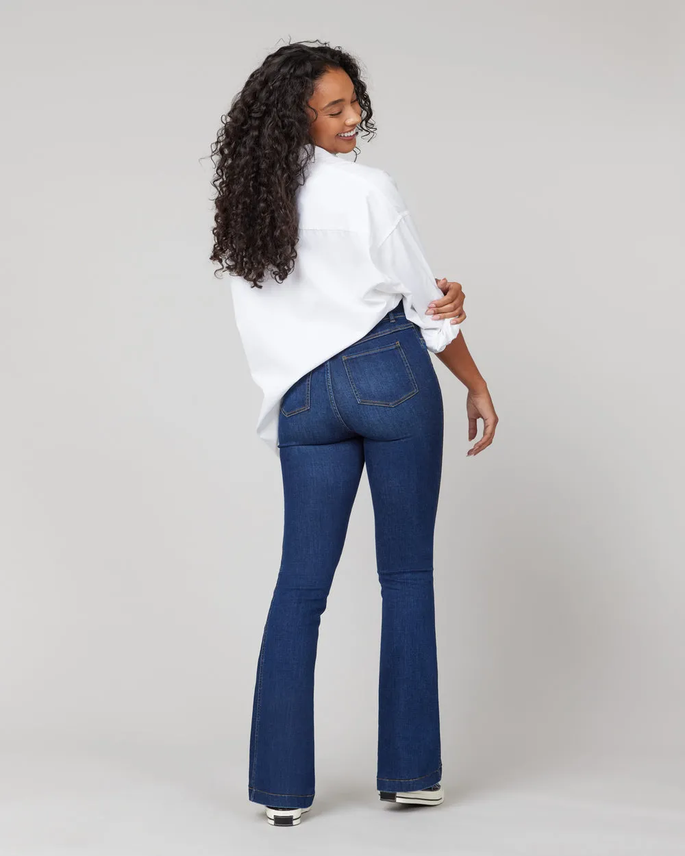 Women's Stretch Flare Jeans - Image 6
