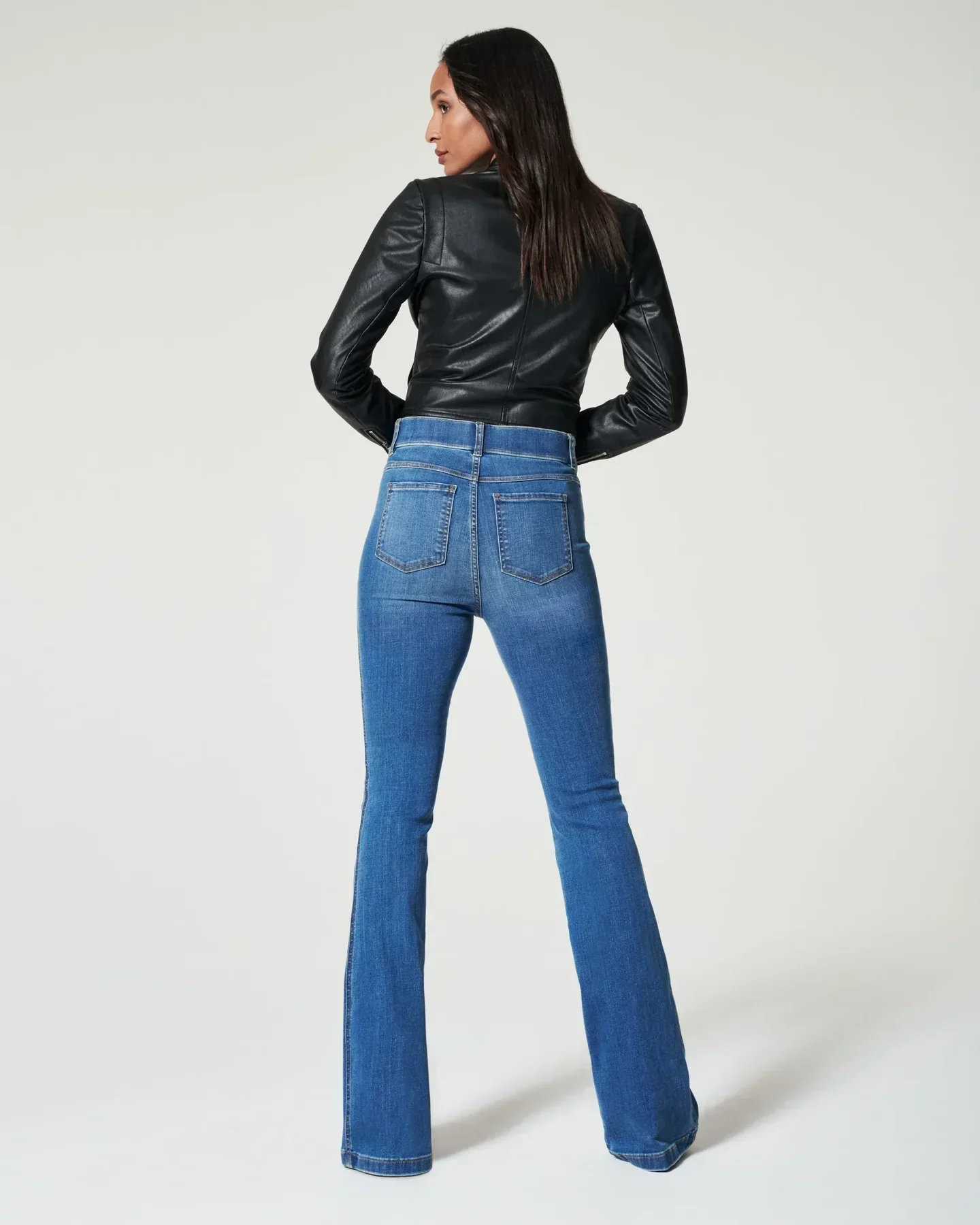 Women's Stretch Flare Jeans - Image 7