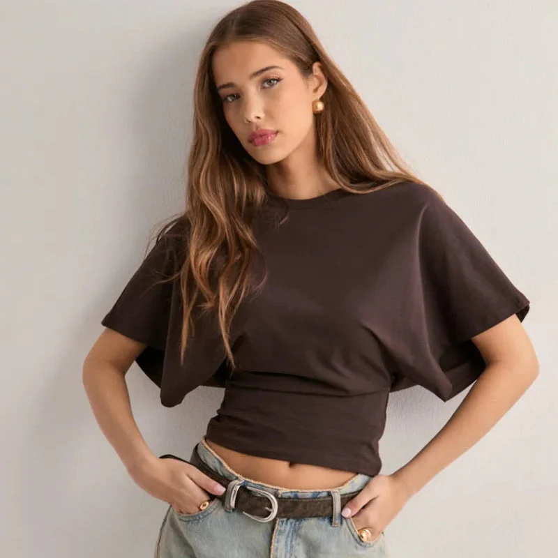 Wide Sleeve Casual T Shirt - Image 2
