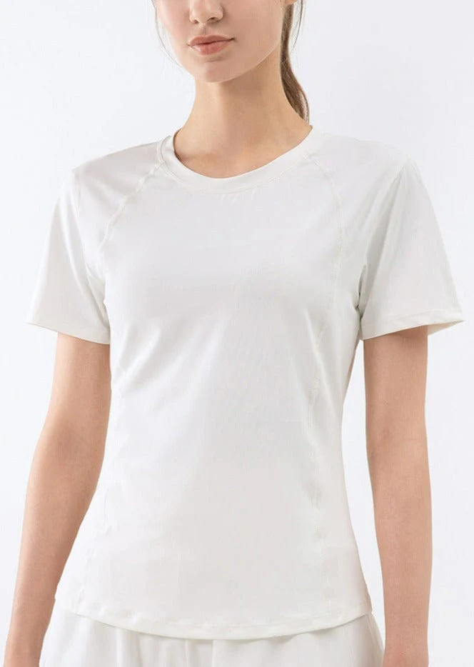 Slim Fit Mesh Back Panel Tee - Image 3