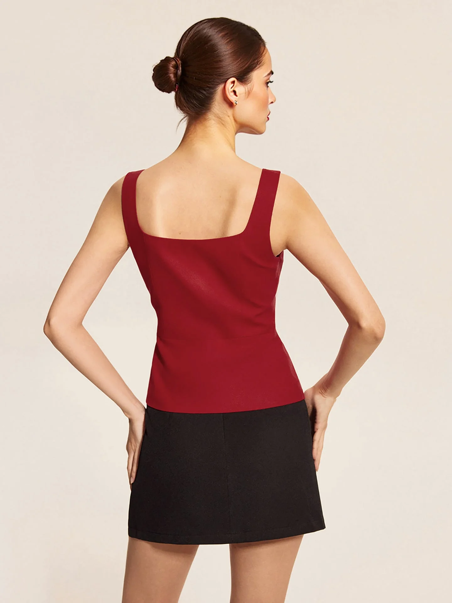 Suit Three-Dimensional Waist Sleeveless Vest Skirt - Image 4