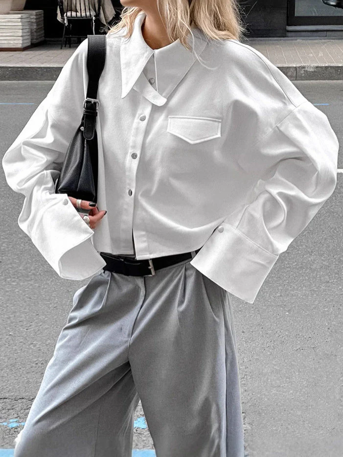 Loose Commuter Long-Sleeved Shirt - Image 5