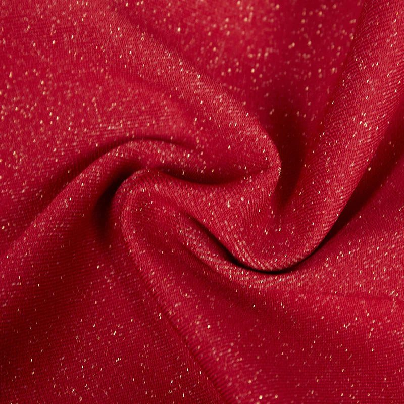 Strapless Fringe Red Dress - Image 12