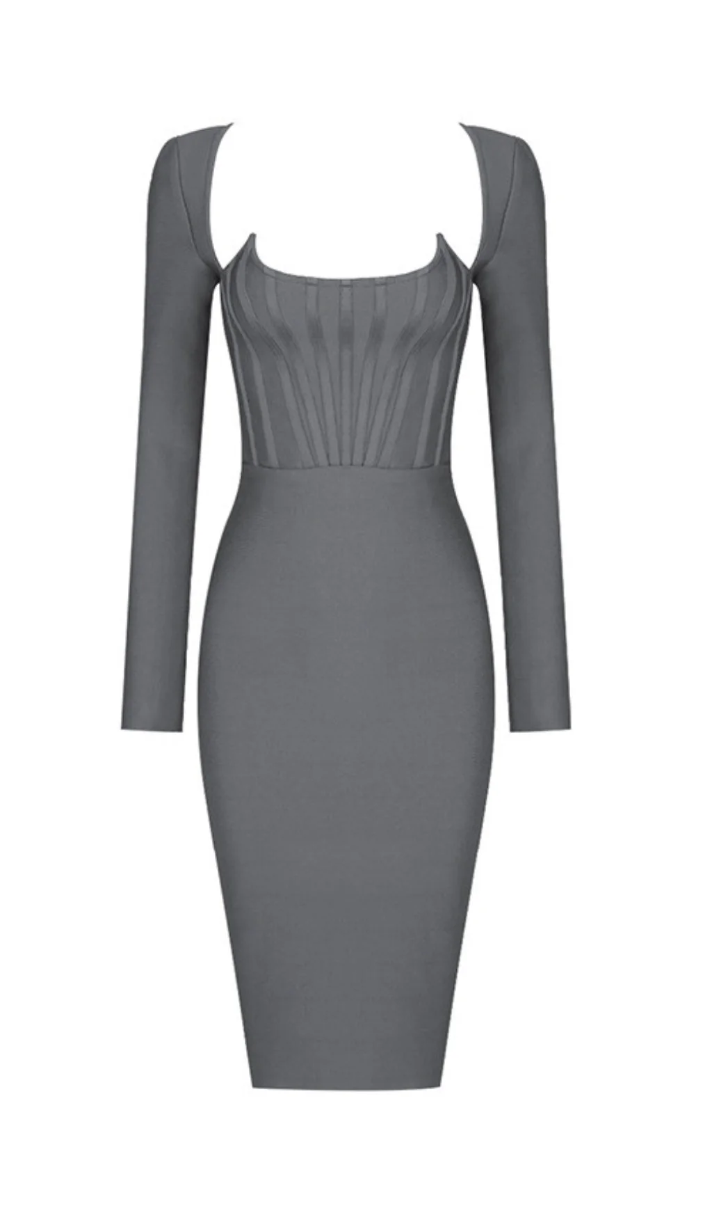VENETIA Corset Midi Bandage Dress - Image 4