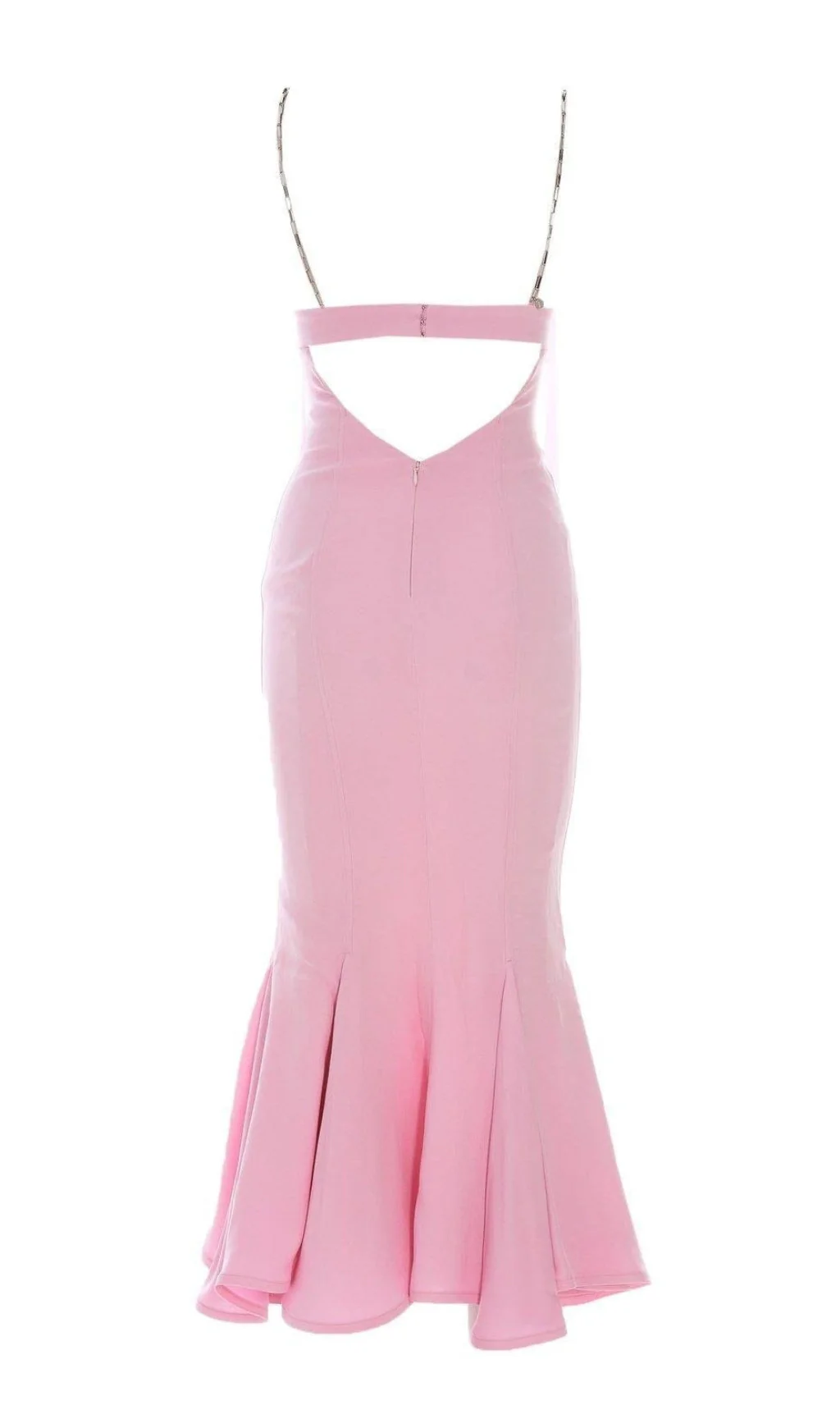 Strapy Slim Maxi Dress in Pink - Image 5