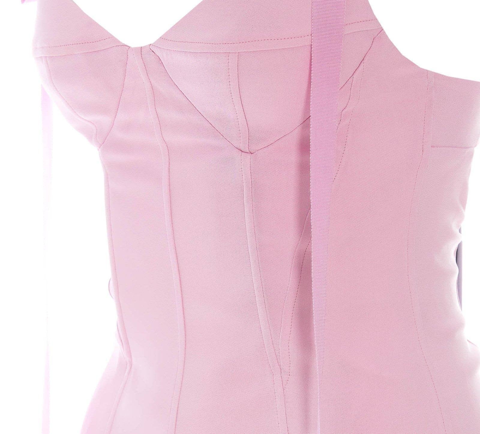 Strapy Slim Maxi Dress in Pink - Image 6