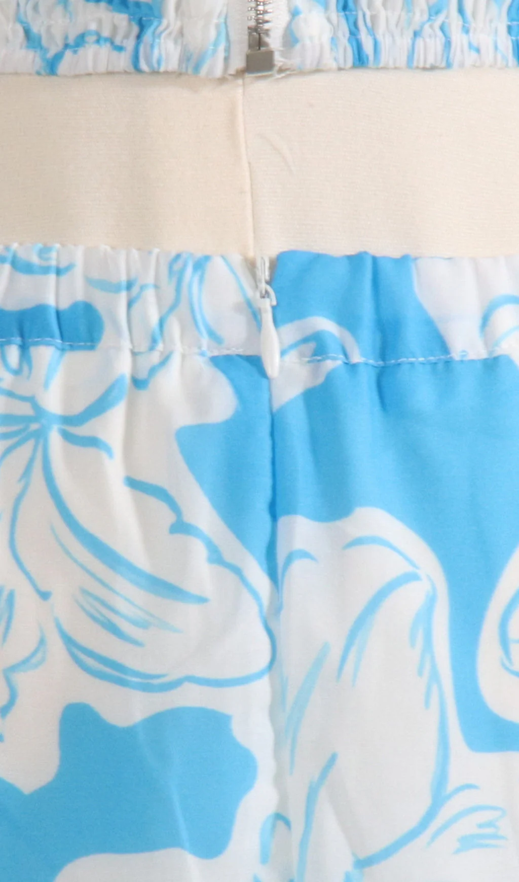 Strappy Floral FLowy Sundress in Blue - Image 4