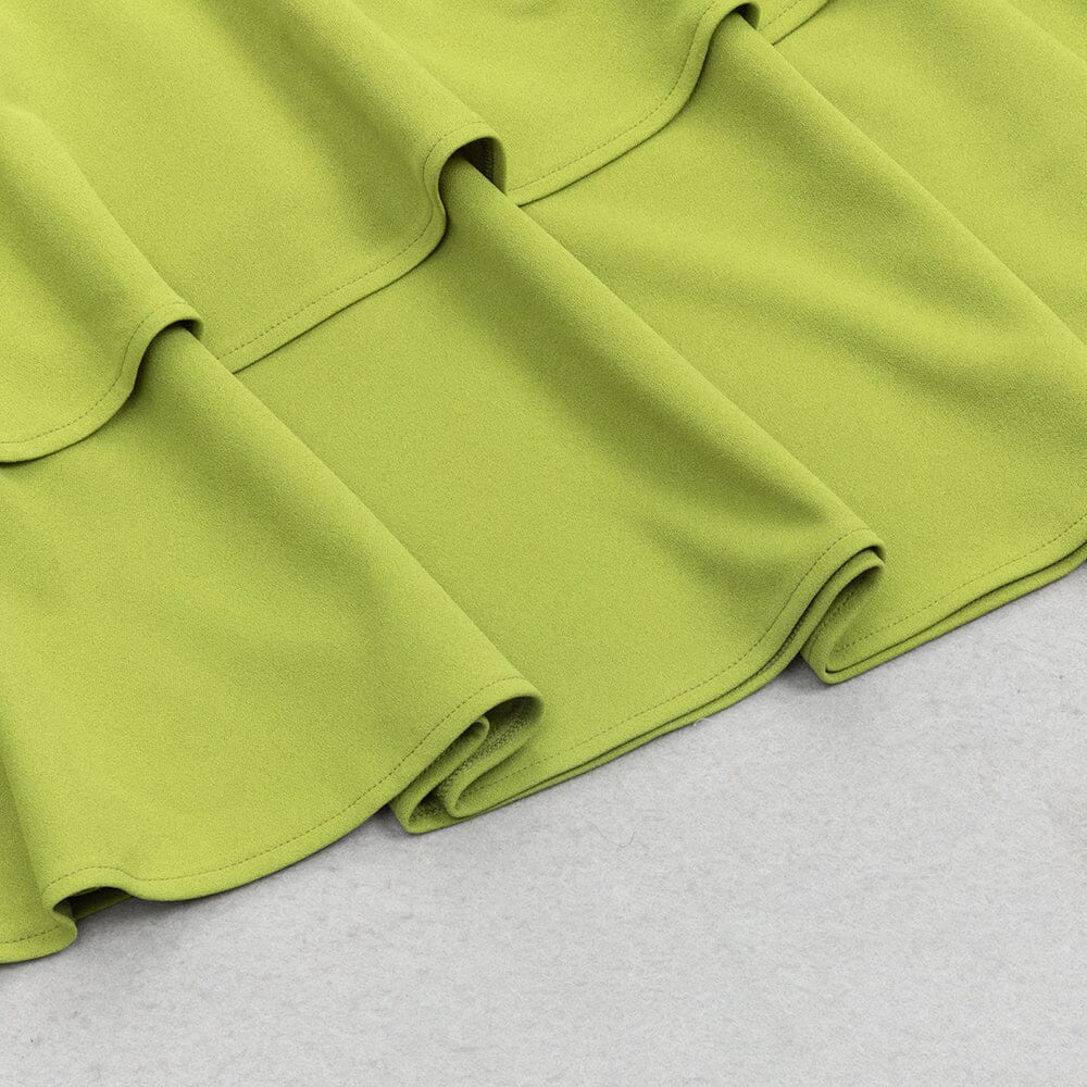 Strappy FishTail Maxi Dress in Green - Image 10