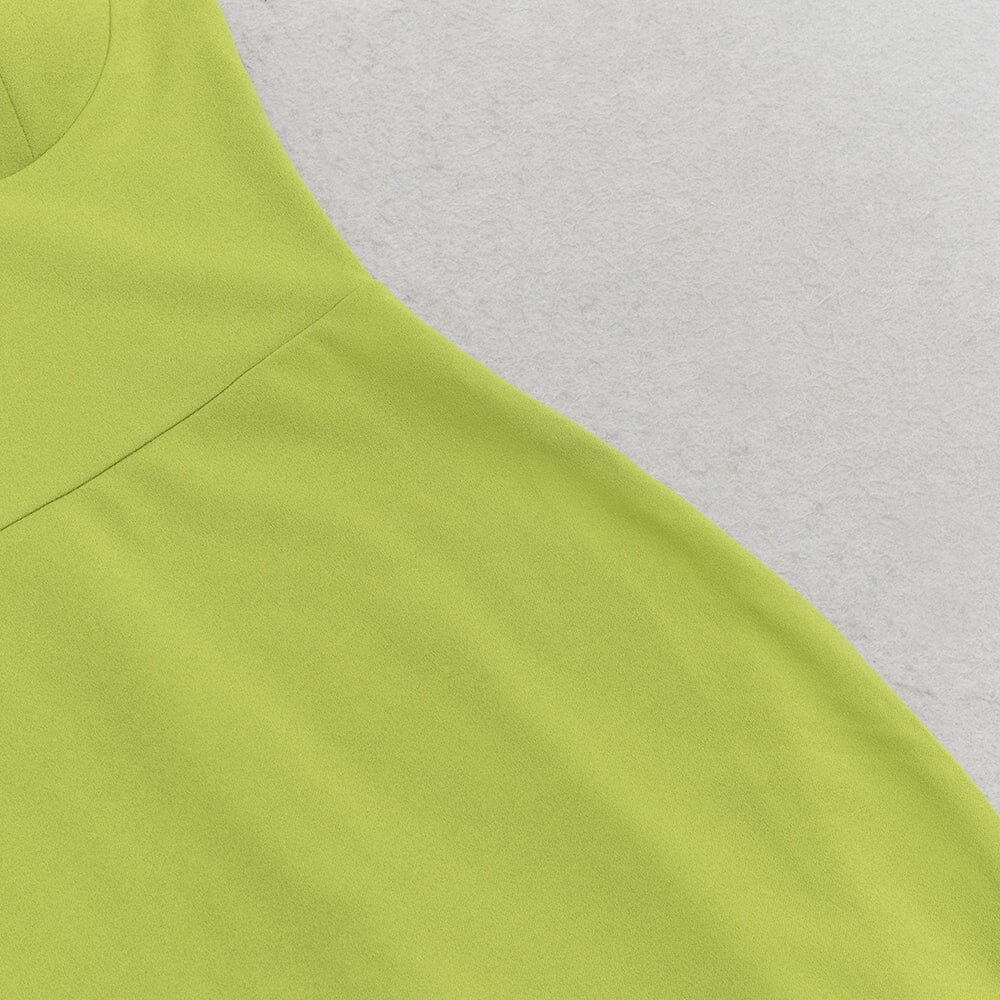 Strappy FishTail Maxi Dress in Green - Image 9