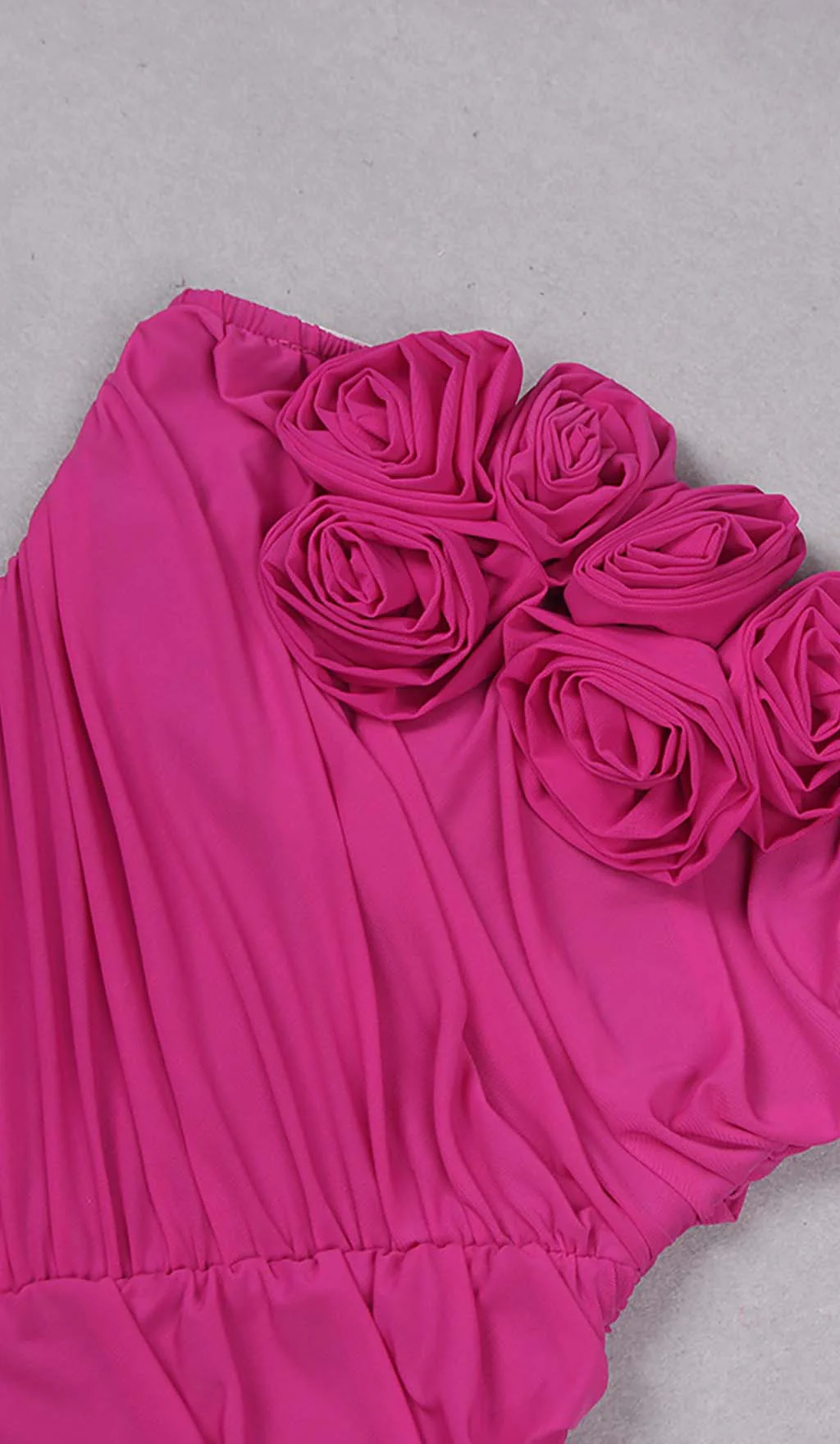 Strapless Ruched Mini Dress in Purple - Image 5