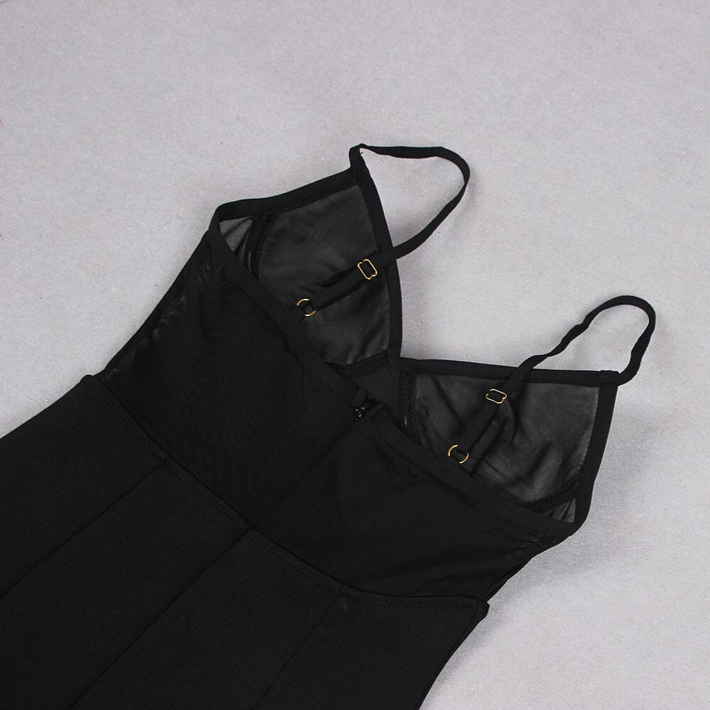 Starfish Embellished Mesh BodIce Maxi Dress in Black - Image 10