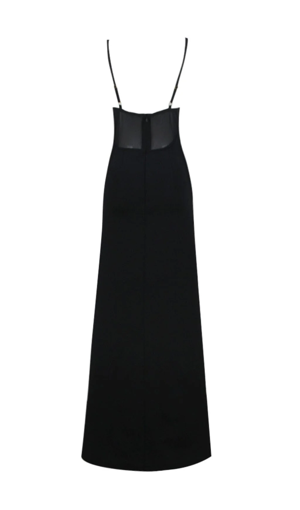 Starfish Embellished Mesh BodIce Maxi Dress in Black - Image 8