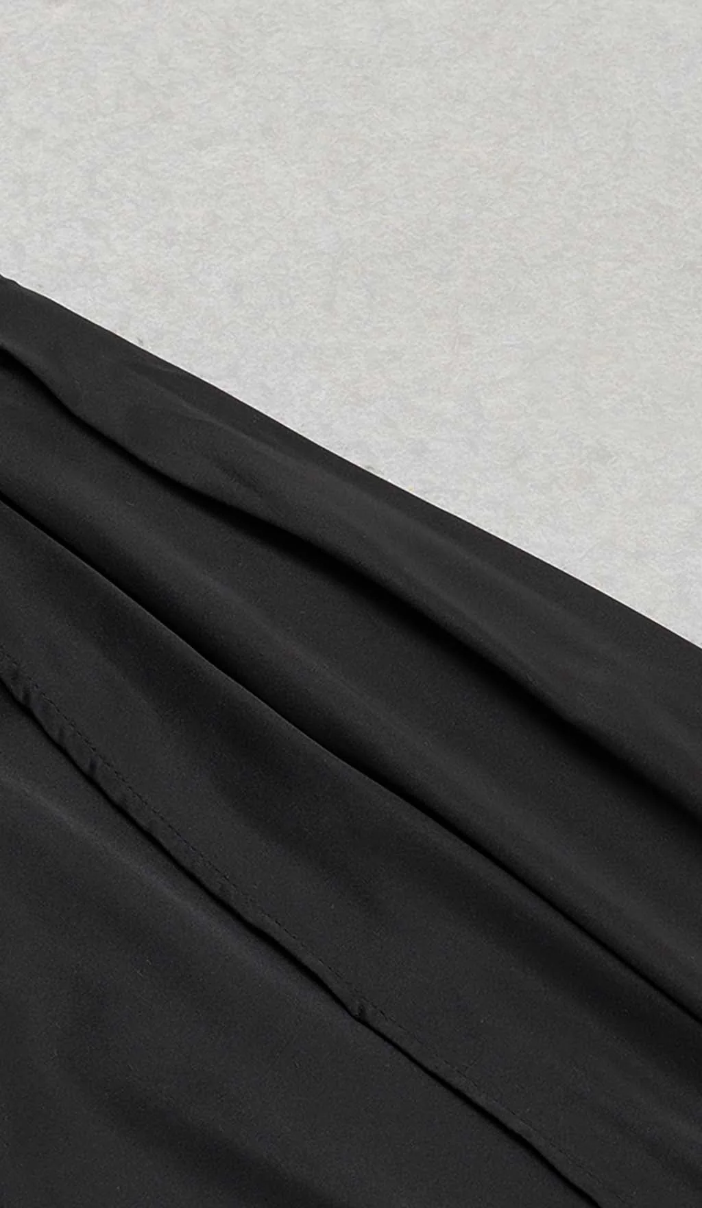 Sleeveless Bandage Midi Dress in Black - Image 6