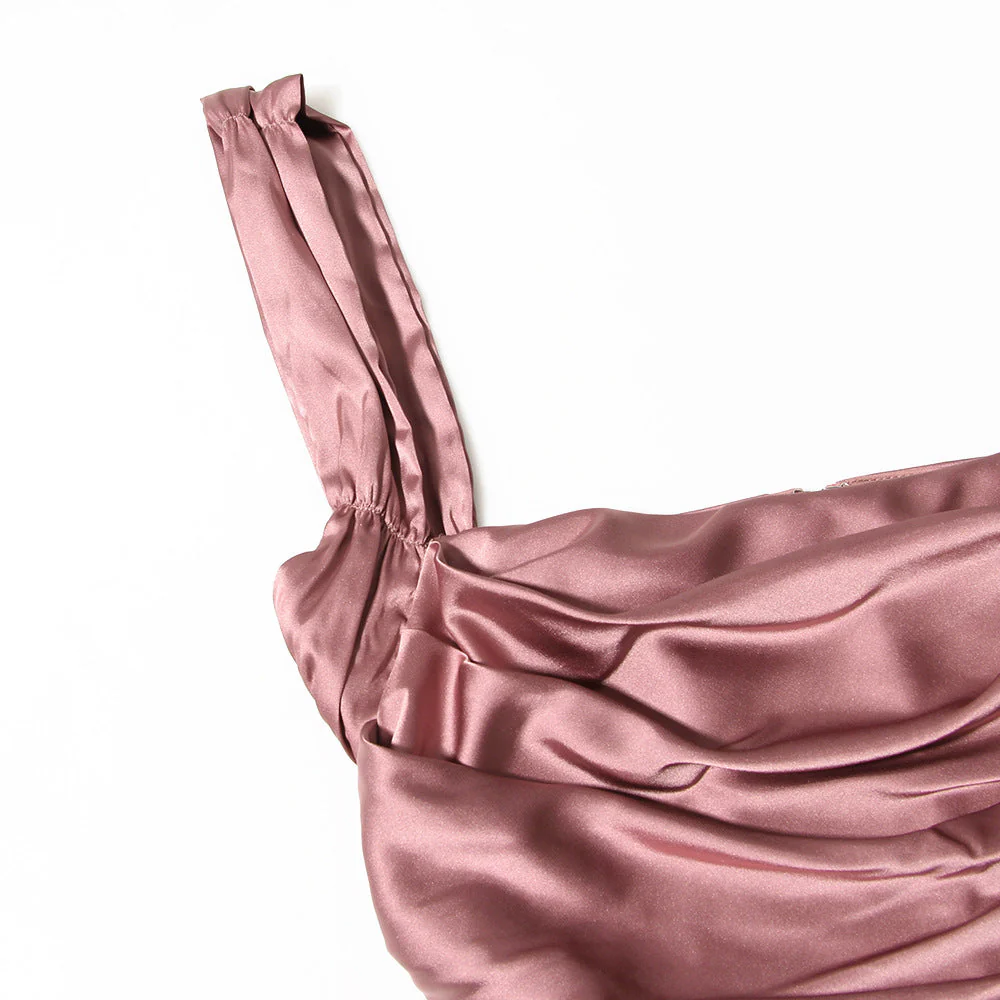Sleeve Herring Slim-Fit Solid Pink Camesole - Image 8
