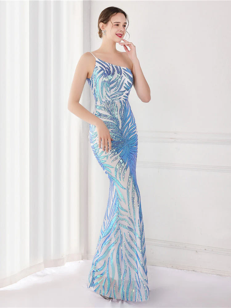 Sequin celebrity party evening dress - Image 3
