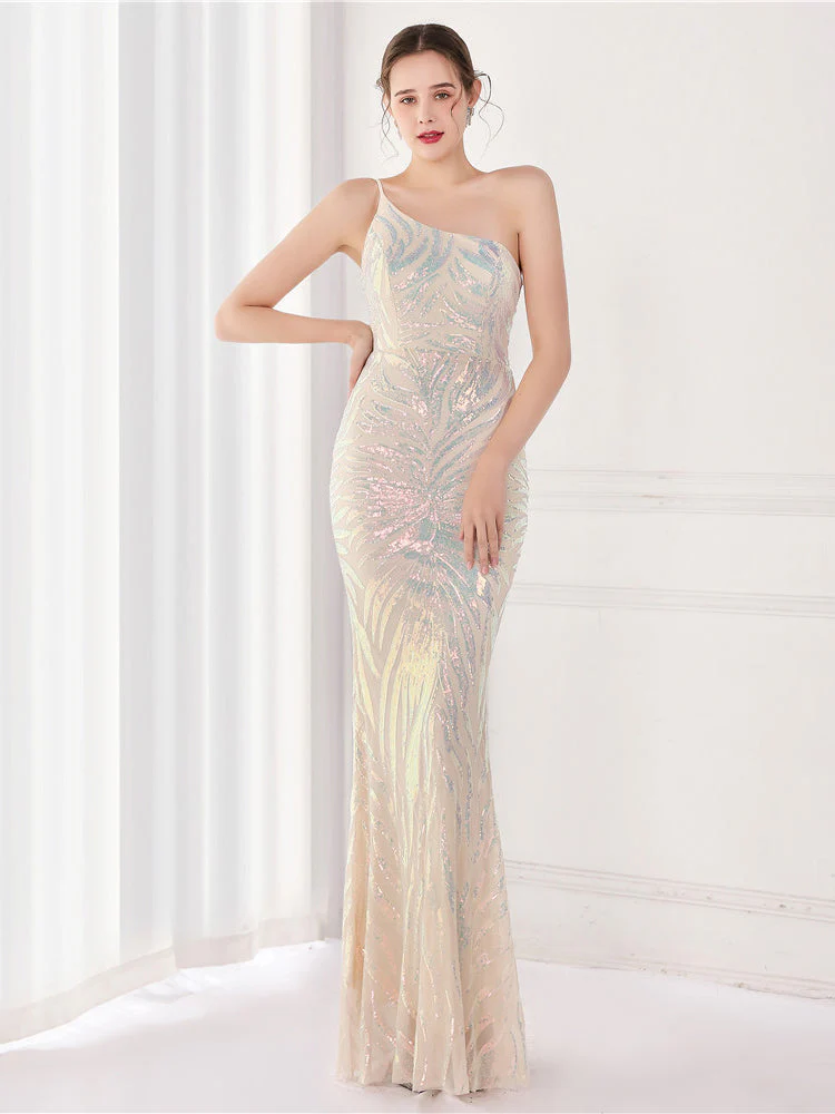 Sequin celebrity party evening dress - Image 7