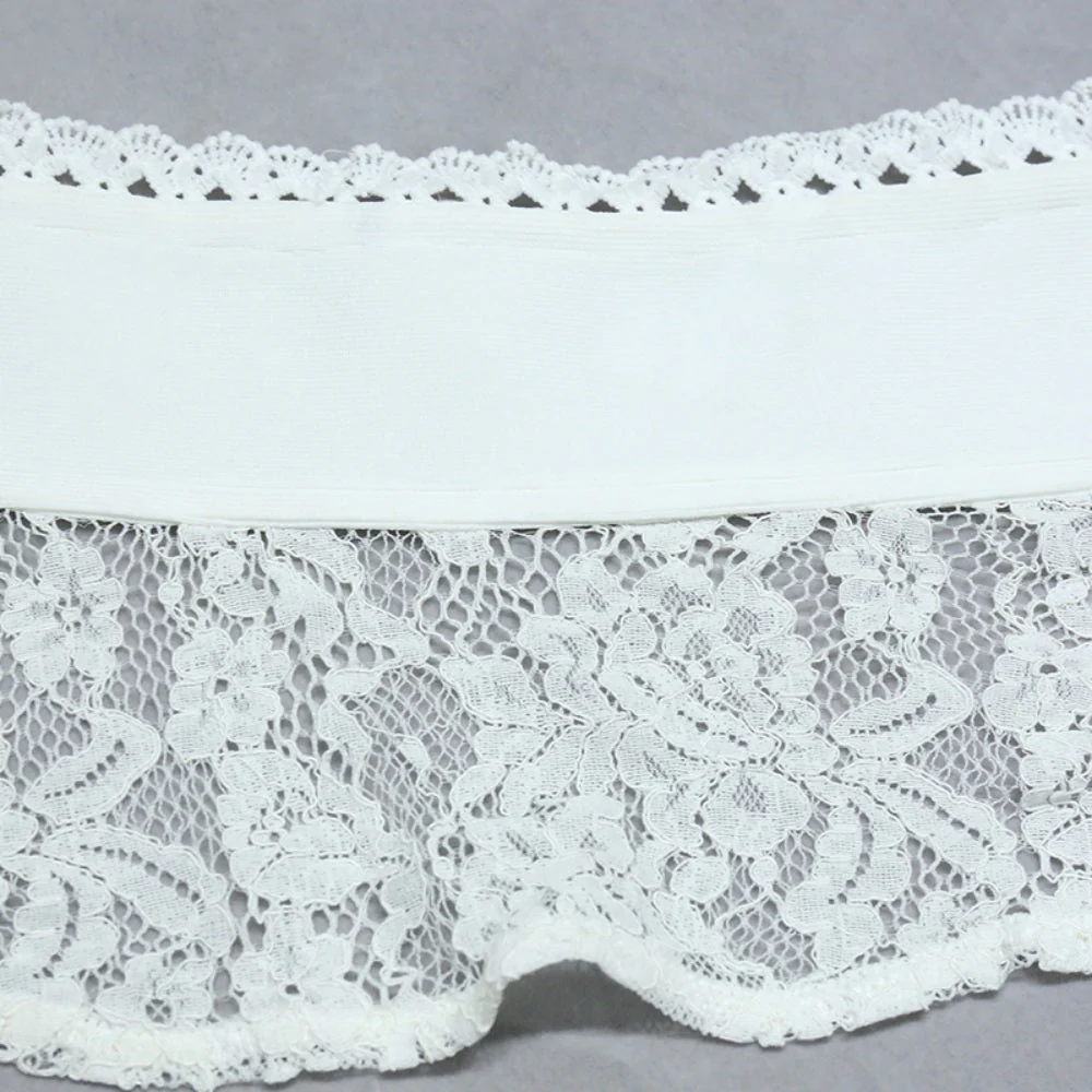 Halter Sleeveless Lace Bandage Set PZC1846 - Image 6