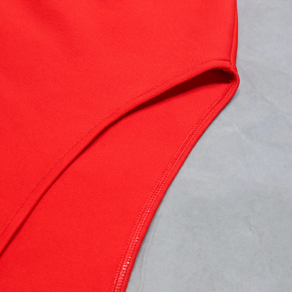 Halter Sleeveless Hollow out Midi Bandage Dress PZC1743 - Image 4