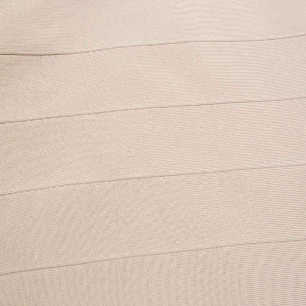 V Neck Short Sleeve Striped Midi Bandage Dress PZC1693 - Image 9