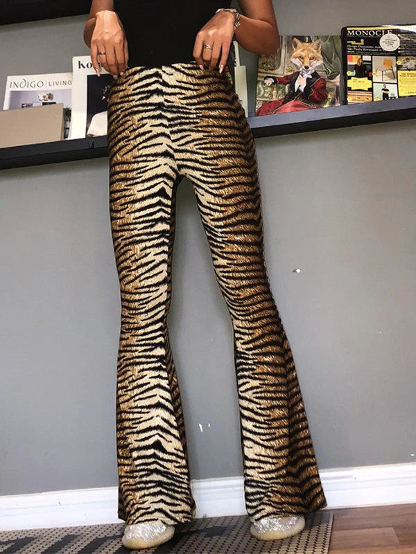 High Waist Leopard Horn Pants - Image 2