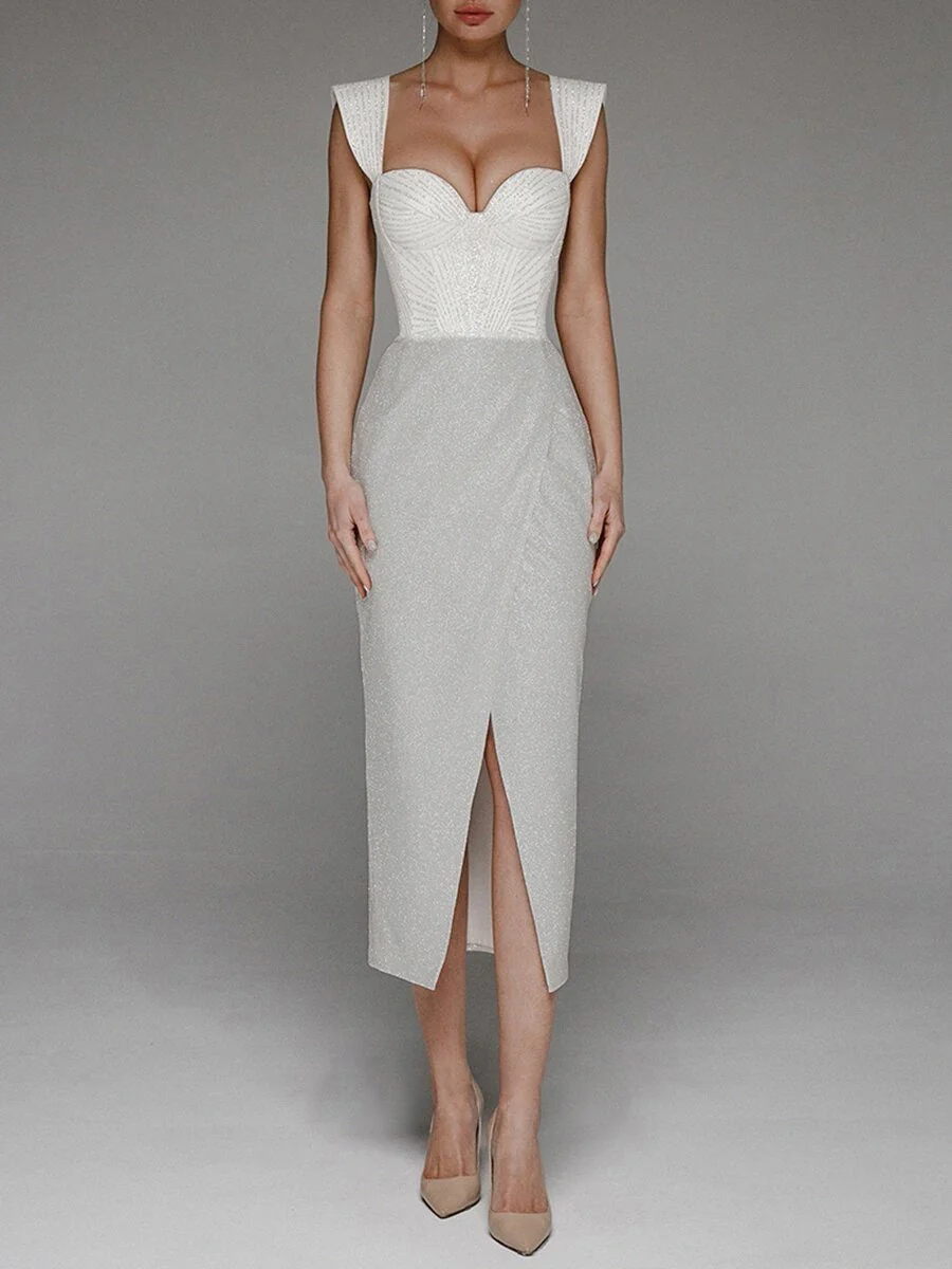 Elegant Backless Hip Dress Dress - Image 2