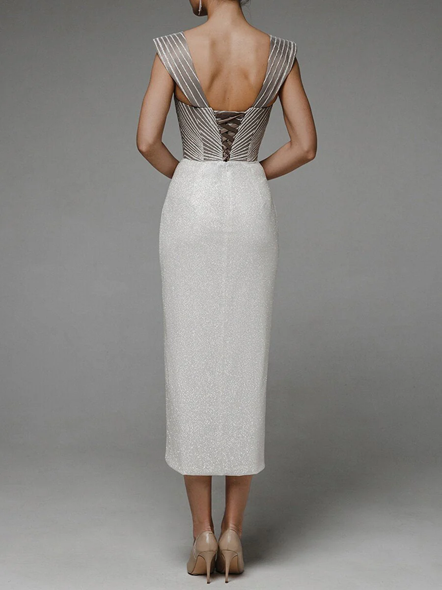 Elegant Backless Hip Dress Dress - Image 4