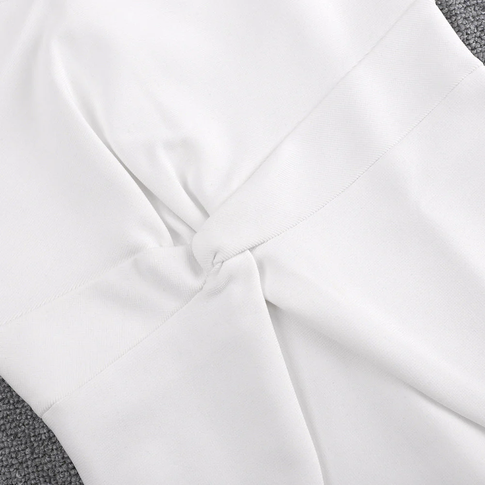 One Shoulder Sleeveless Asymmetrical Mini Bandage Dress PP091914 - Image 13