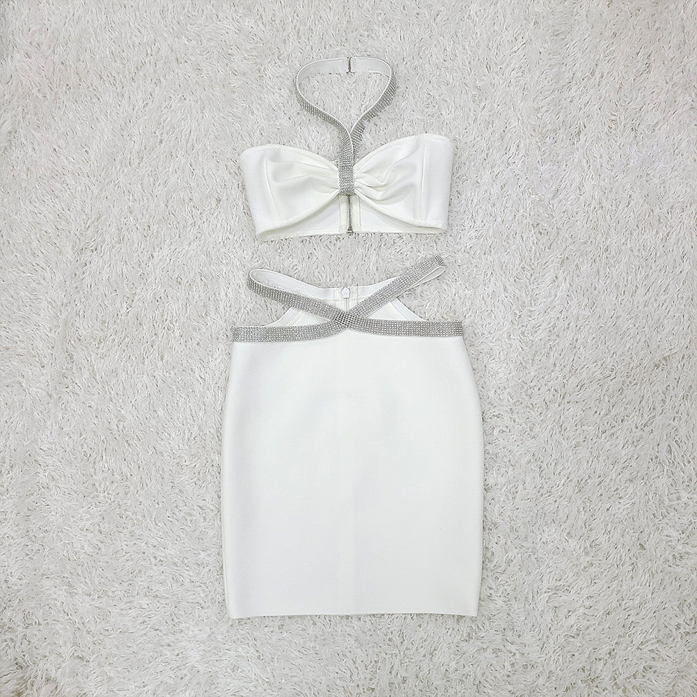 Halter Sleeveless Cut Out Bandage Set HL6268 - Image 4