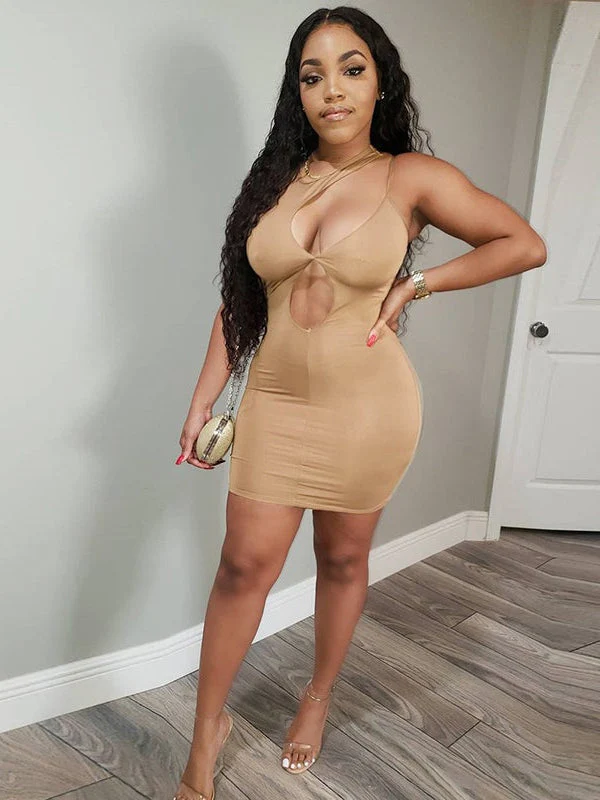 Plain bib dress - Image 3