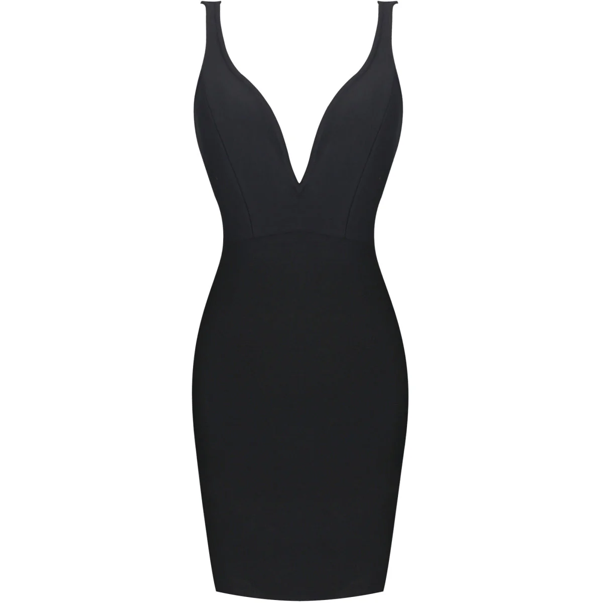 Strappy Sleeveless Plain Mini Bandage Dress PF091906 - Image 4