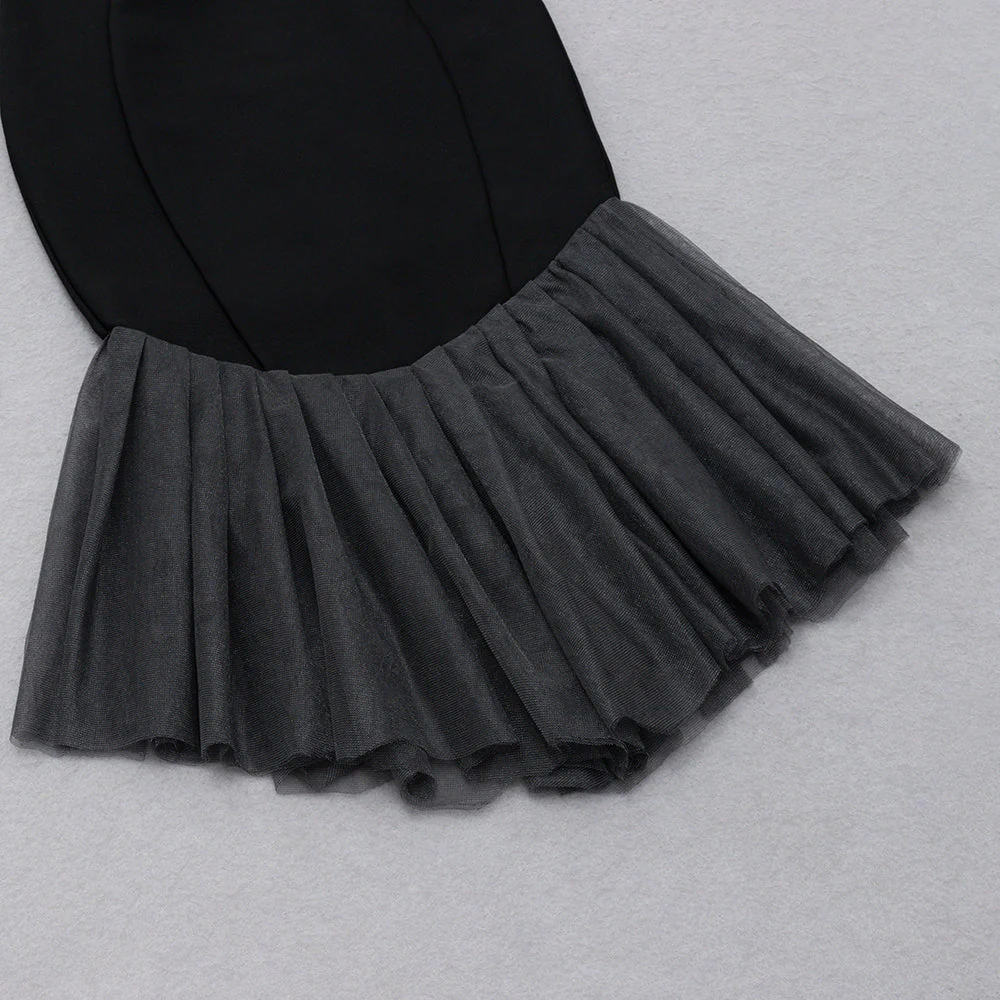 Strappy Sleeveless Midi Pleated Bandage Dress HB79270 - Image 7