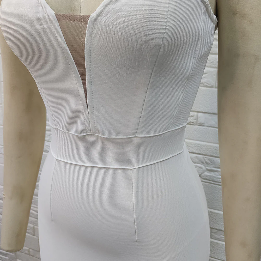Strappy Sleeveless Backless Mini Bandage Dress PH0511 - Image 2