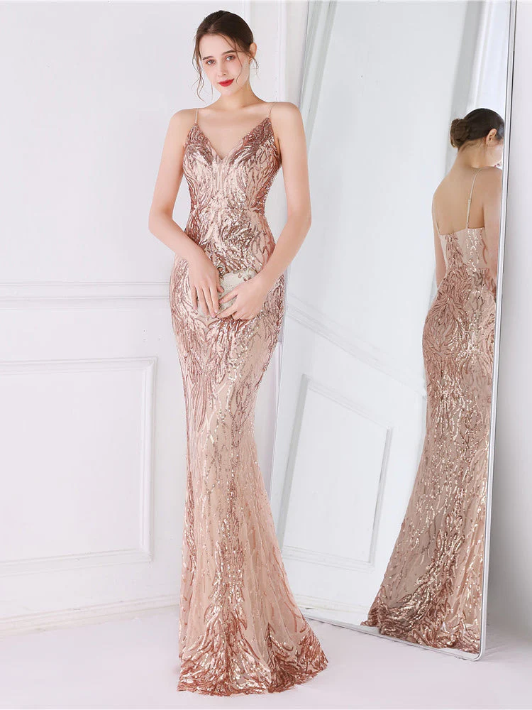 Flash fishtail evening dress - Image 3