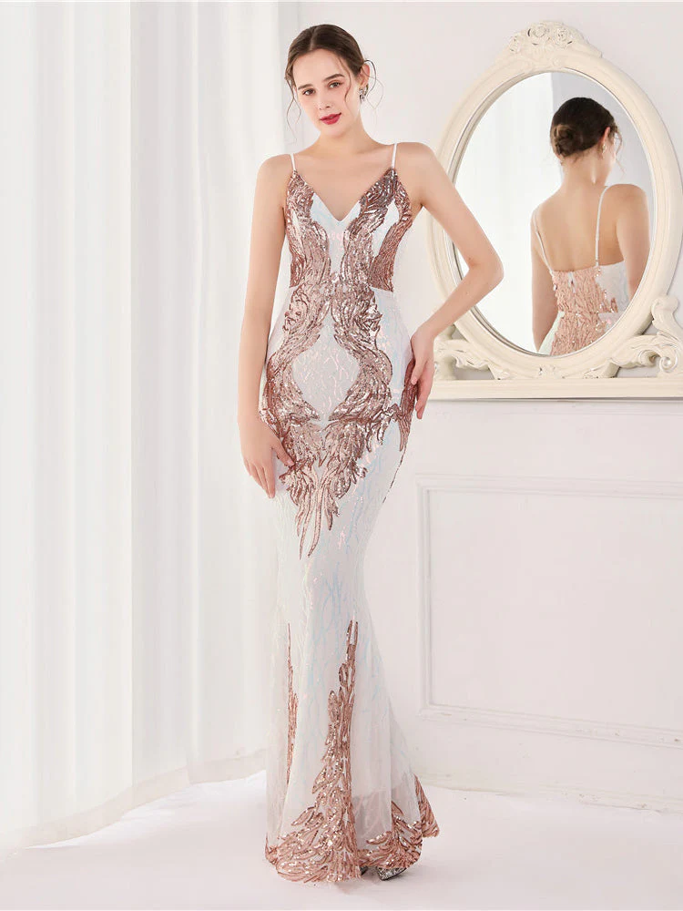 Flash fishtail evening dress - Image 4