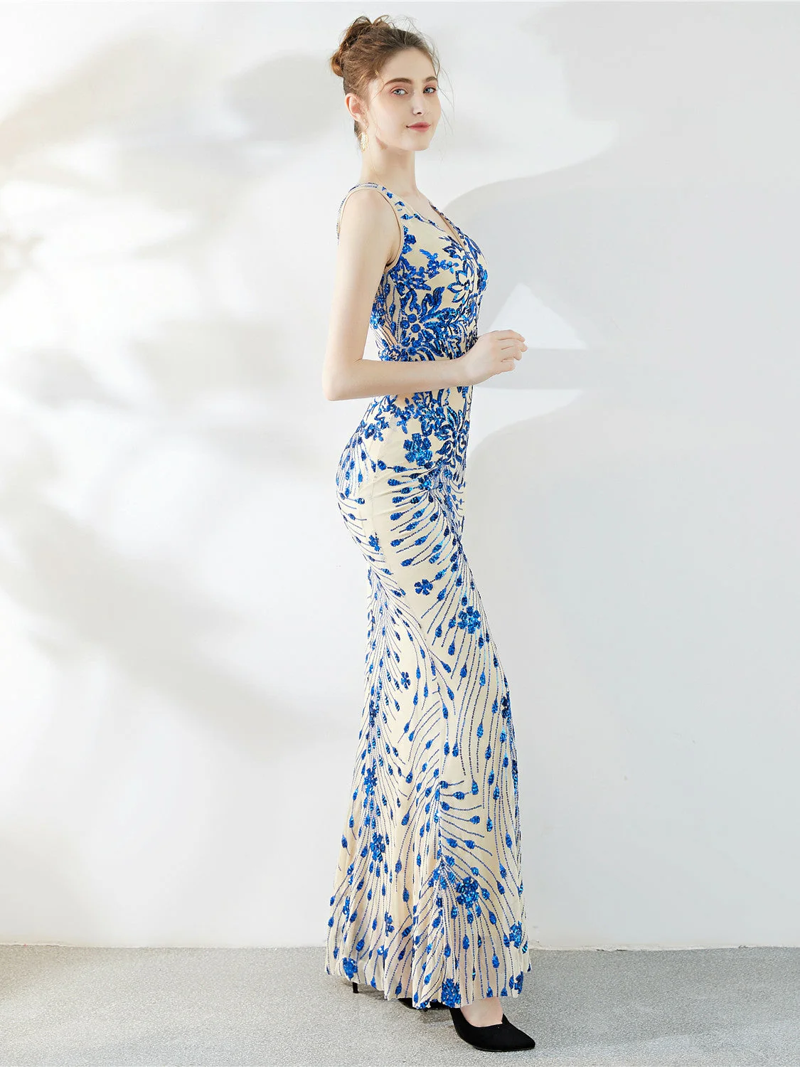 slim long evening dress - Image 3